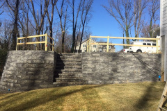 Custom Retaining Wall with Stone in Annapolis