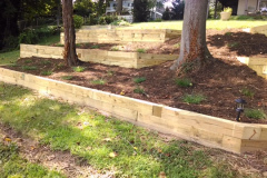 Retaining Wood Wall