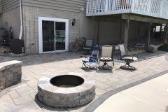 Poolside Pavers with firepit Annapolis
