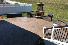 Anne Arundel Patio with fireplace