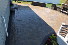 Custom Patio with Fireplace in Annapolis